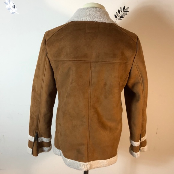 Old Navy vegan Suede Jacket Medium - Picture 10 of 16